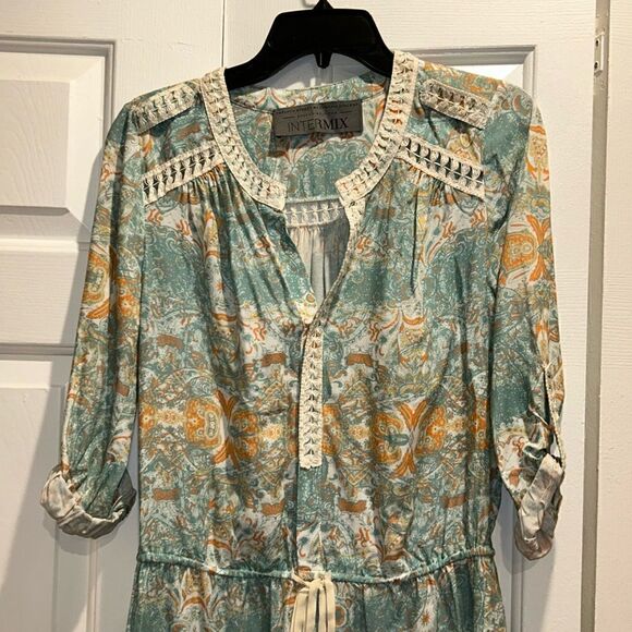 Twelfth Street By Cynthia Vincent exclusive Intermix Shorts Romper, Size Small - Picture 2 of 10